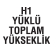 H1 Yüklü Toplam Yükseklik H1TH